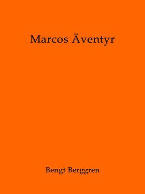 cover image of Marcos Äventyr